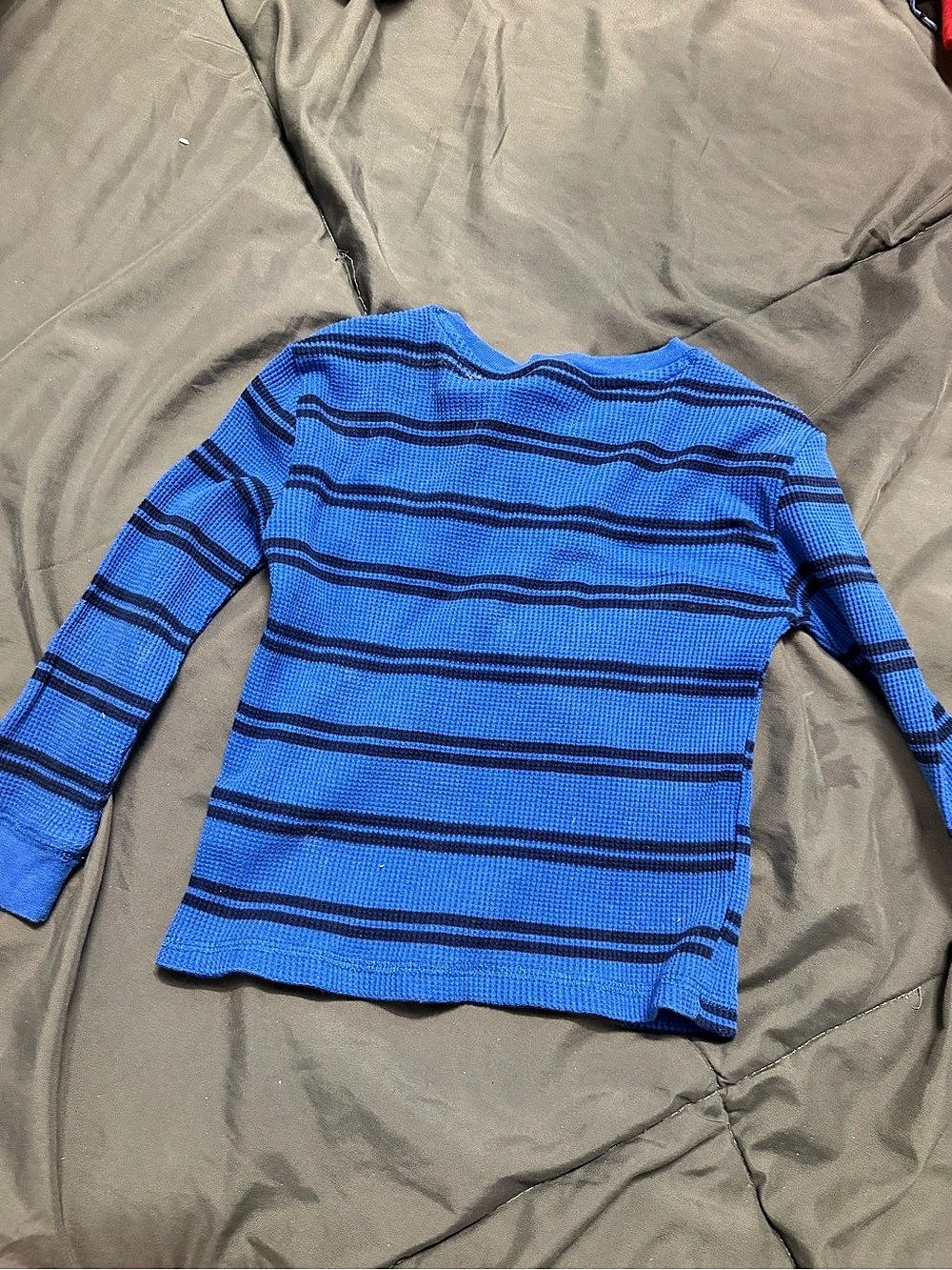Boys' Striped Sweater Size 4T Blue & Black